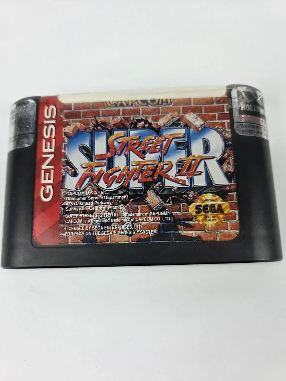 Super Street Fighter II (Sega Genesis) Hollywood Video Rental Copy! 🔥🔥